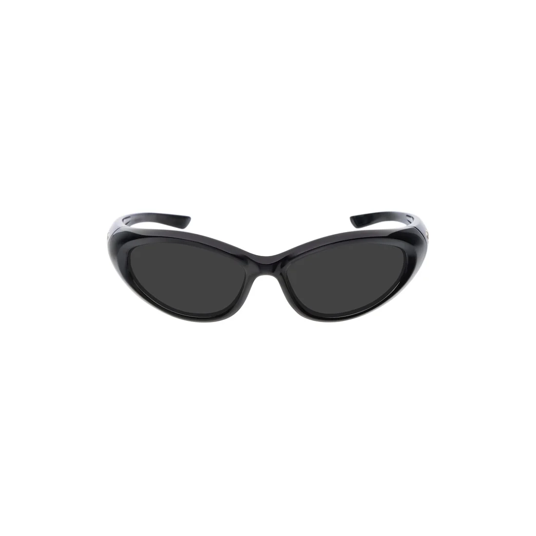 Sporty B Round Af Sunglasses in Black - 1
