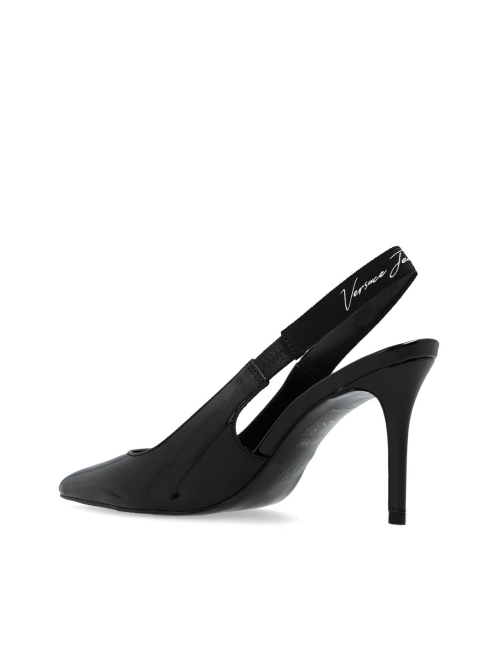 logo slingback pumps - 5