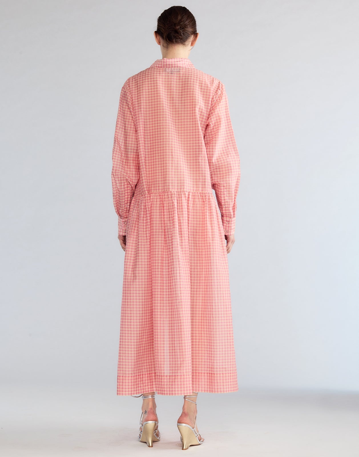 Geneva Silk Cotton Shirt Dress - 7