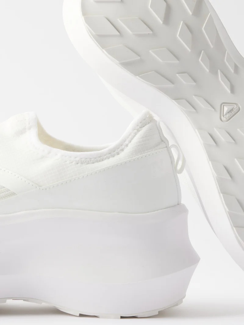 X Salomon ripstop and mesh slip-on trainers - 5