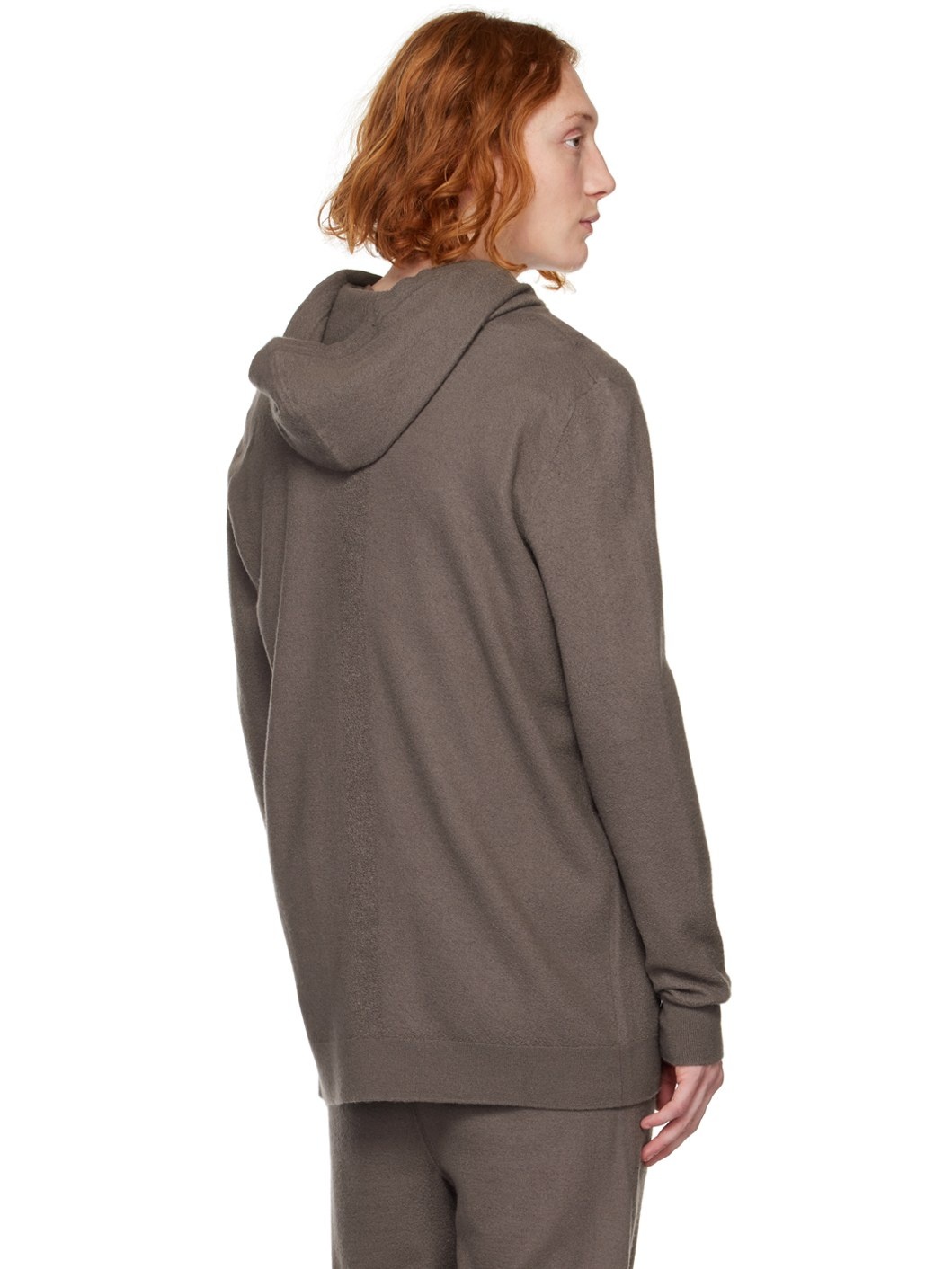 Gray Zip-Up Hoodie - 3