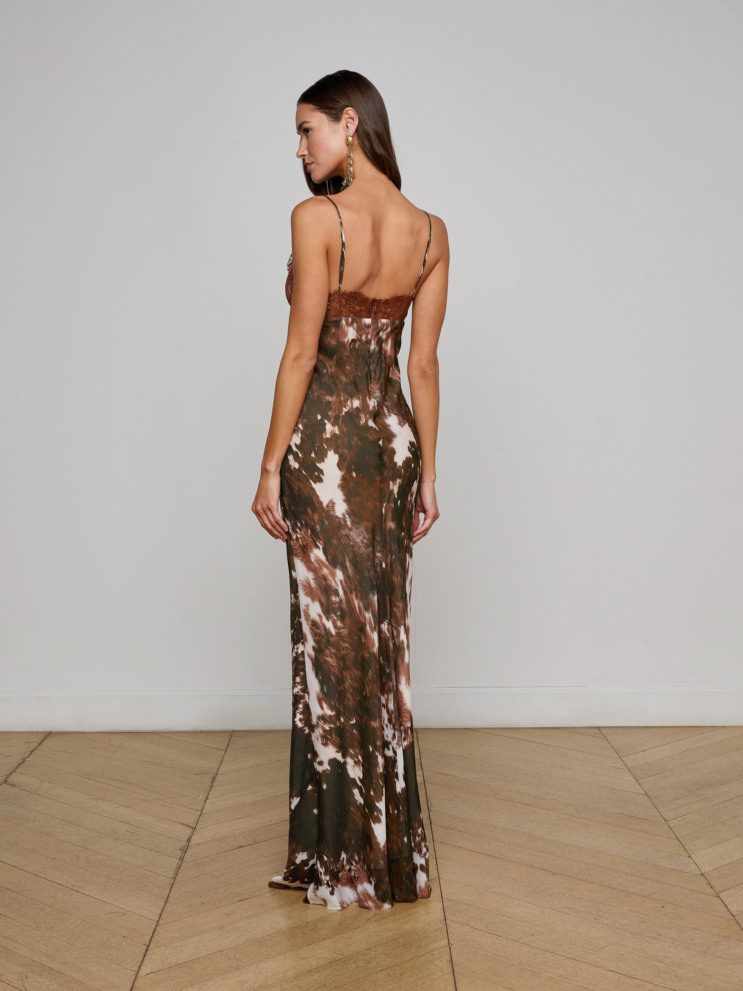 Susanna Silk Lace Dress - 4