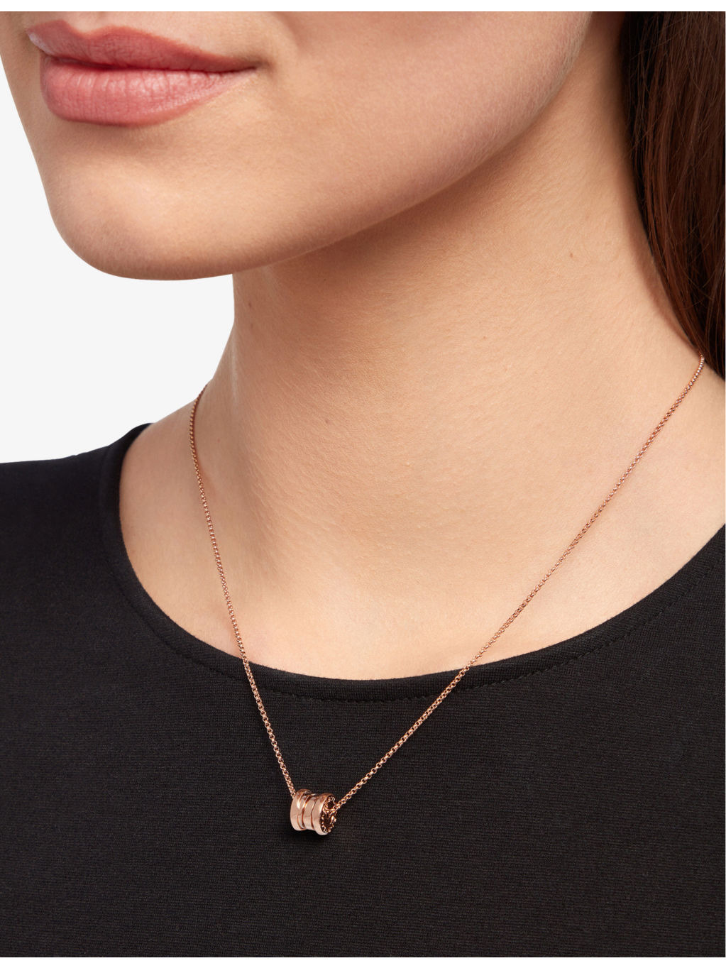 B.zero1 18ct rose-gold pendant necklace - 4