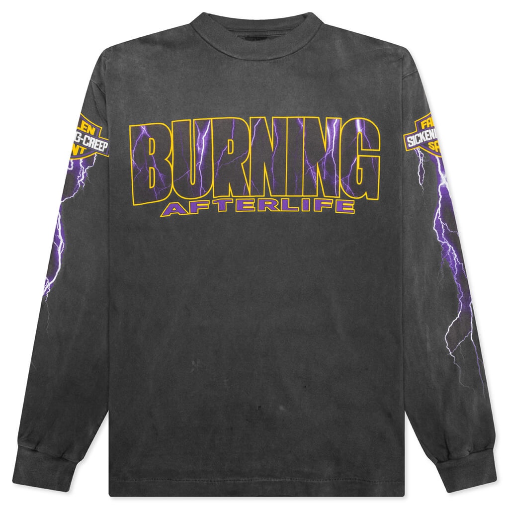 SAINT M×××××× EVIL SPILIT L/S TEE - BLACK | feature | REVERSIBLE