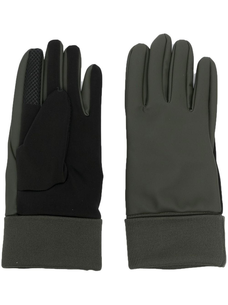 ribbed-detail gloves 1