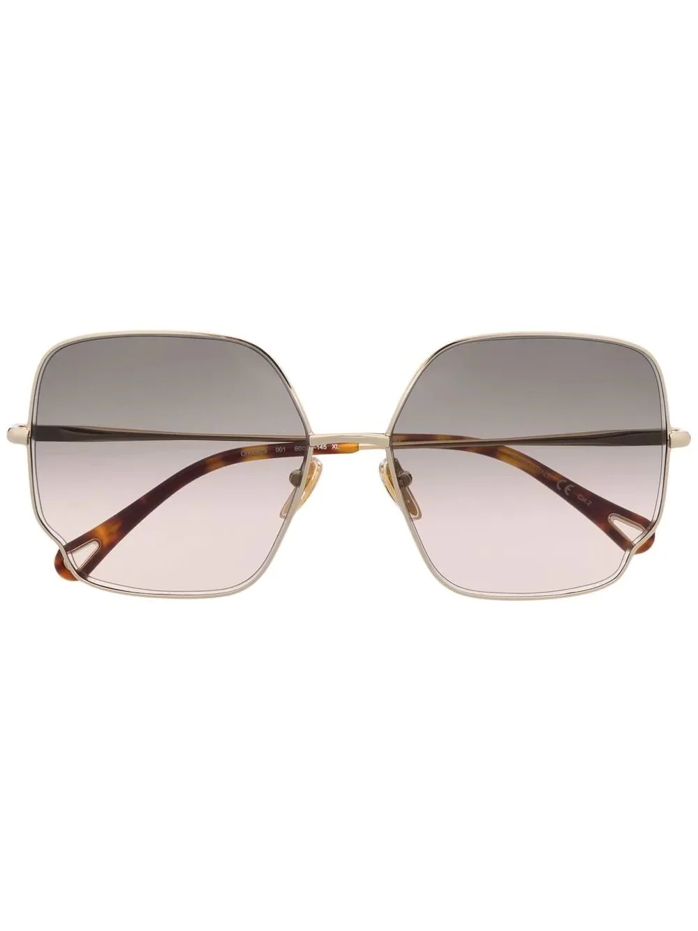oversized-frame sunglasses - 1