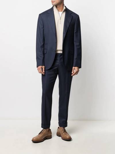 Brunello Cucinelli single-breasted blazer outlook