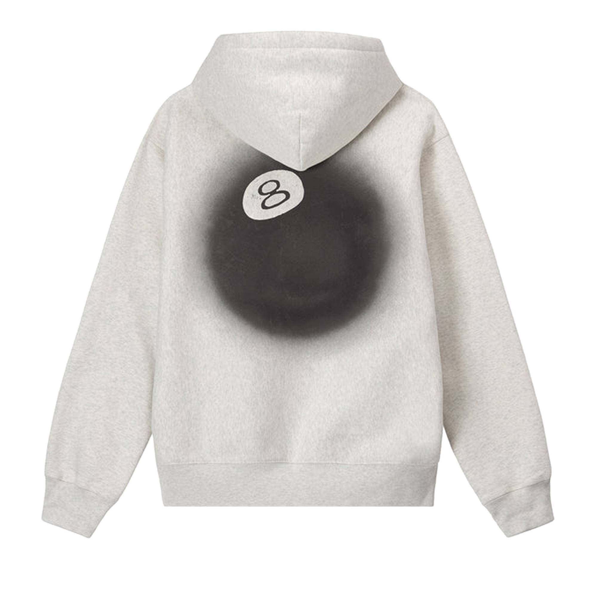 Stussy 8 Ball Fade Hoodie 'Ash Heather'