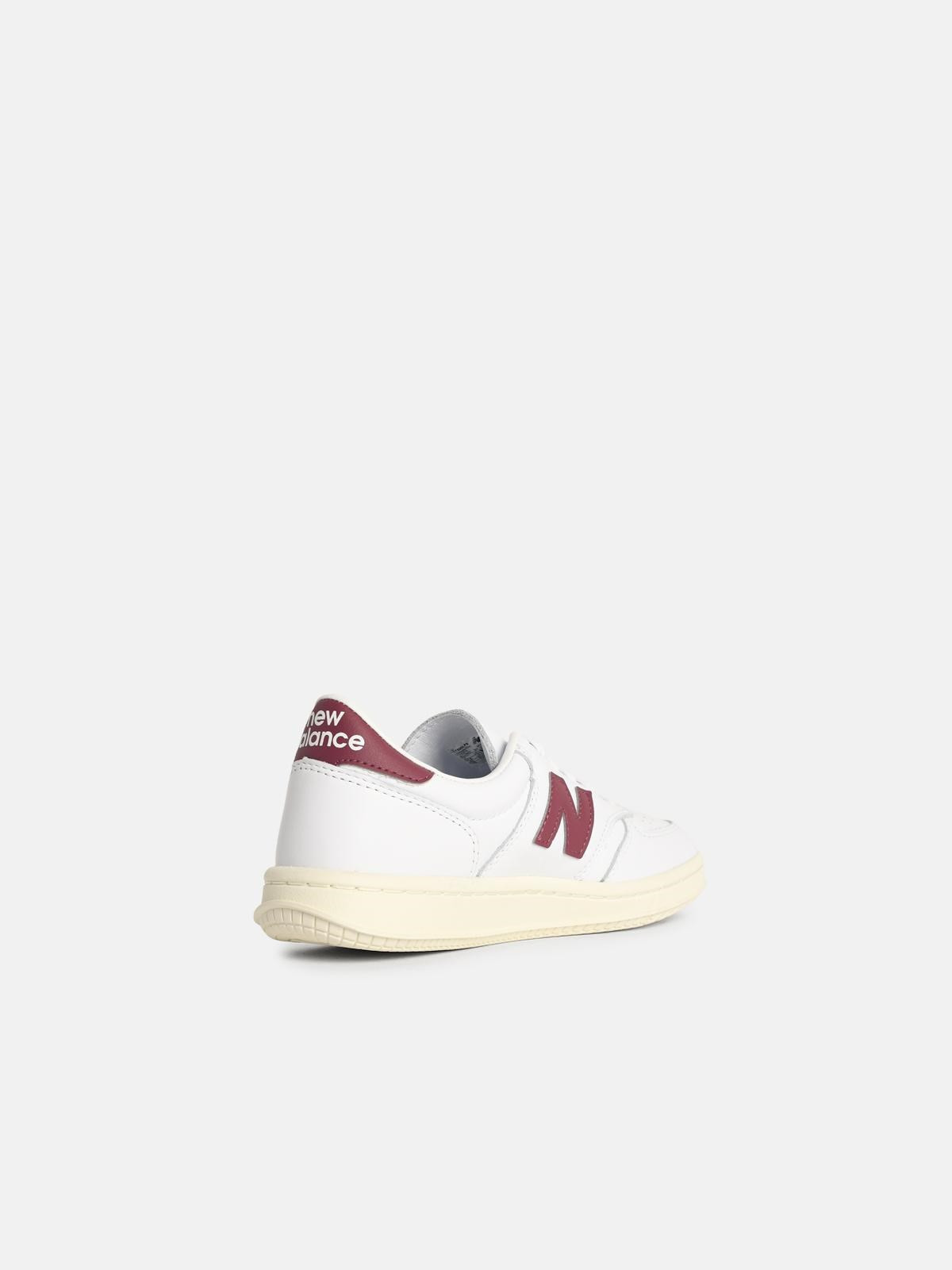 'T500' WHITE LEATHER SNEAKERS - 3