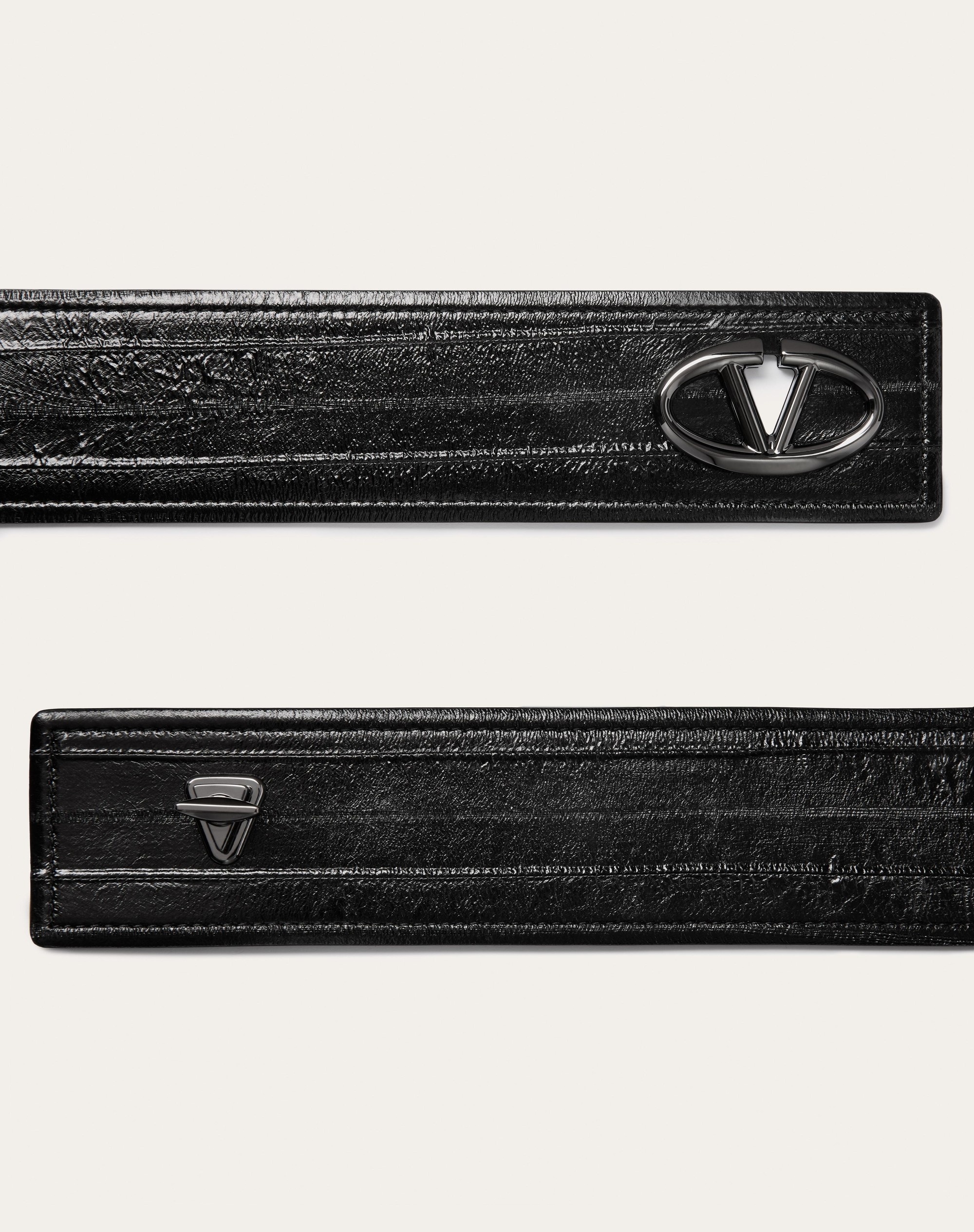 THE BOLD EDITION VLOGO EEL BELT 60 MM - 3