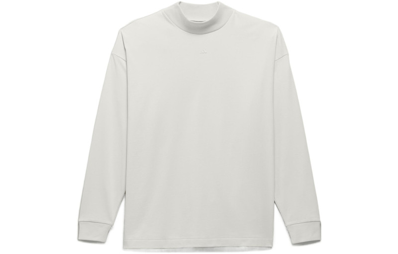 adidas adidas Basketball Long Sleeve Tee 'Beige' IJ5555 outlook