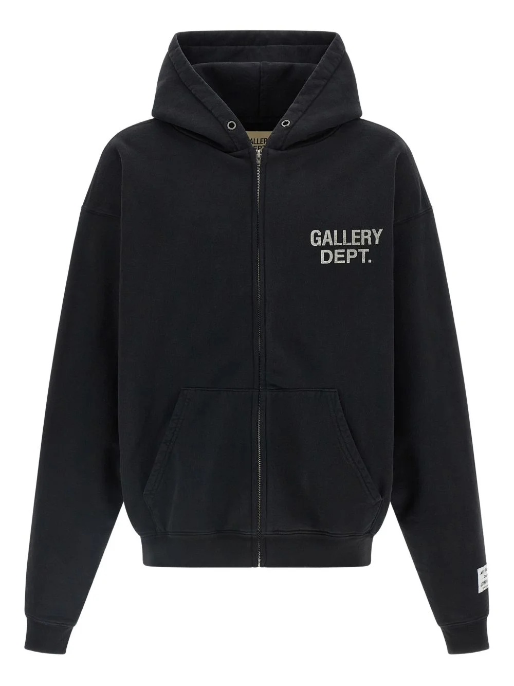 full-zip logo hoodie - 1