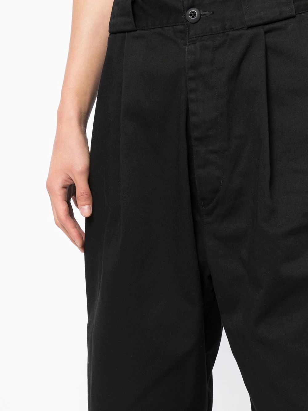 asymmetric loose-fit trousers - 5