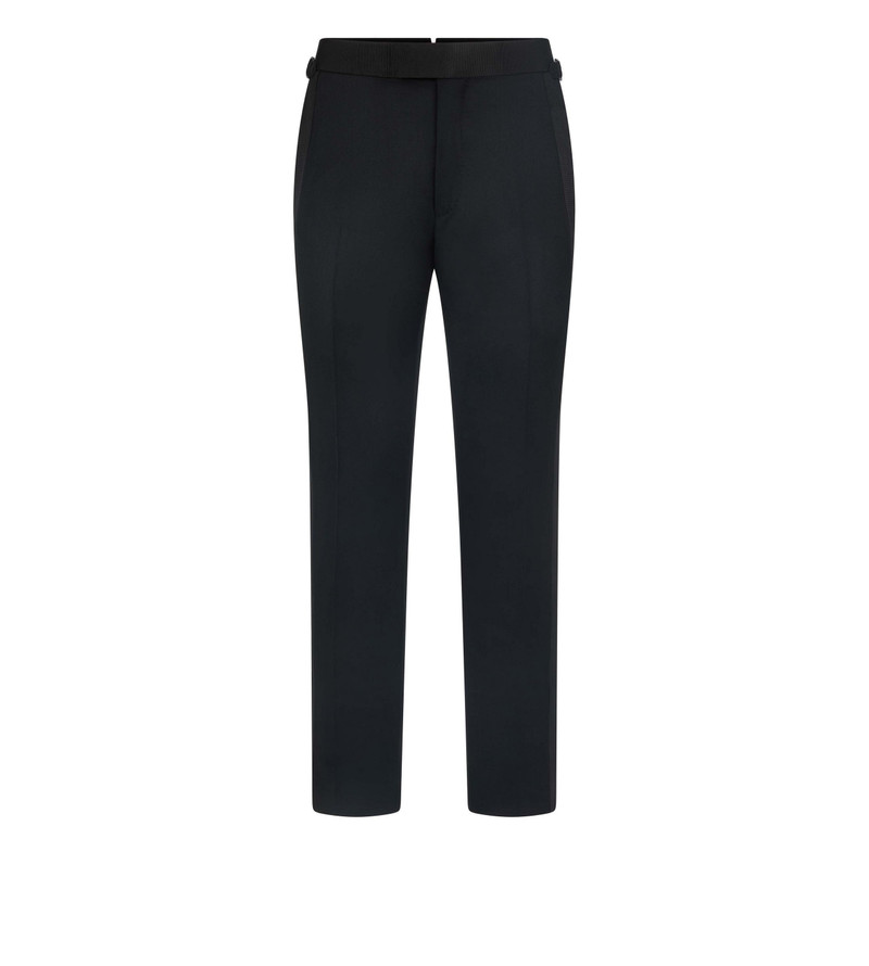 WOOL MOHAIR SHELTON TROUSER 1