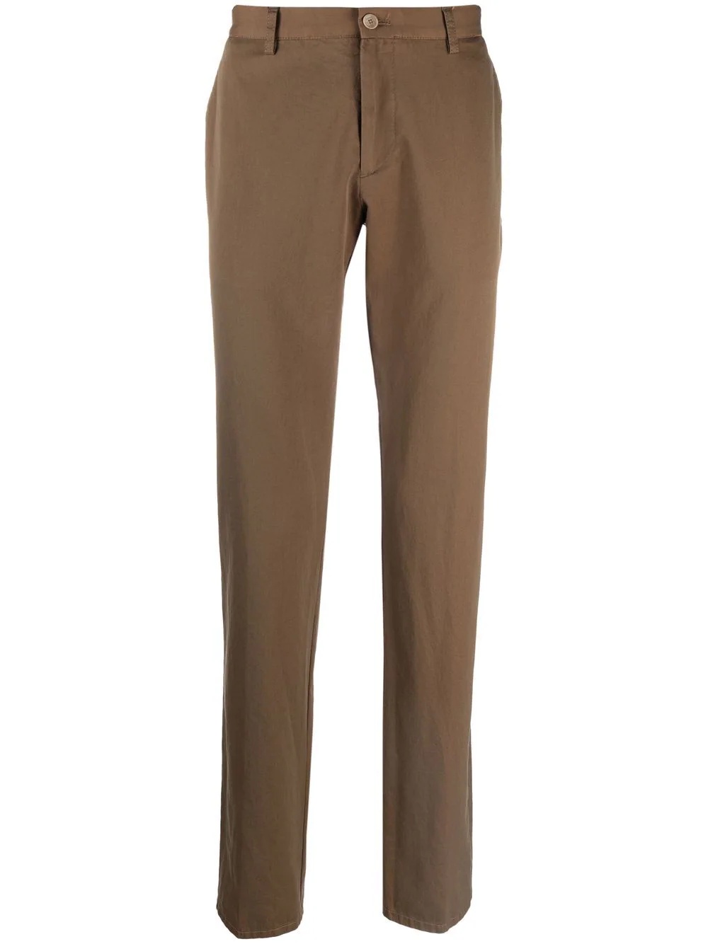 straight-leg cotton chinos - 1