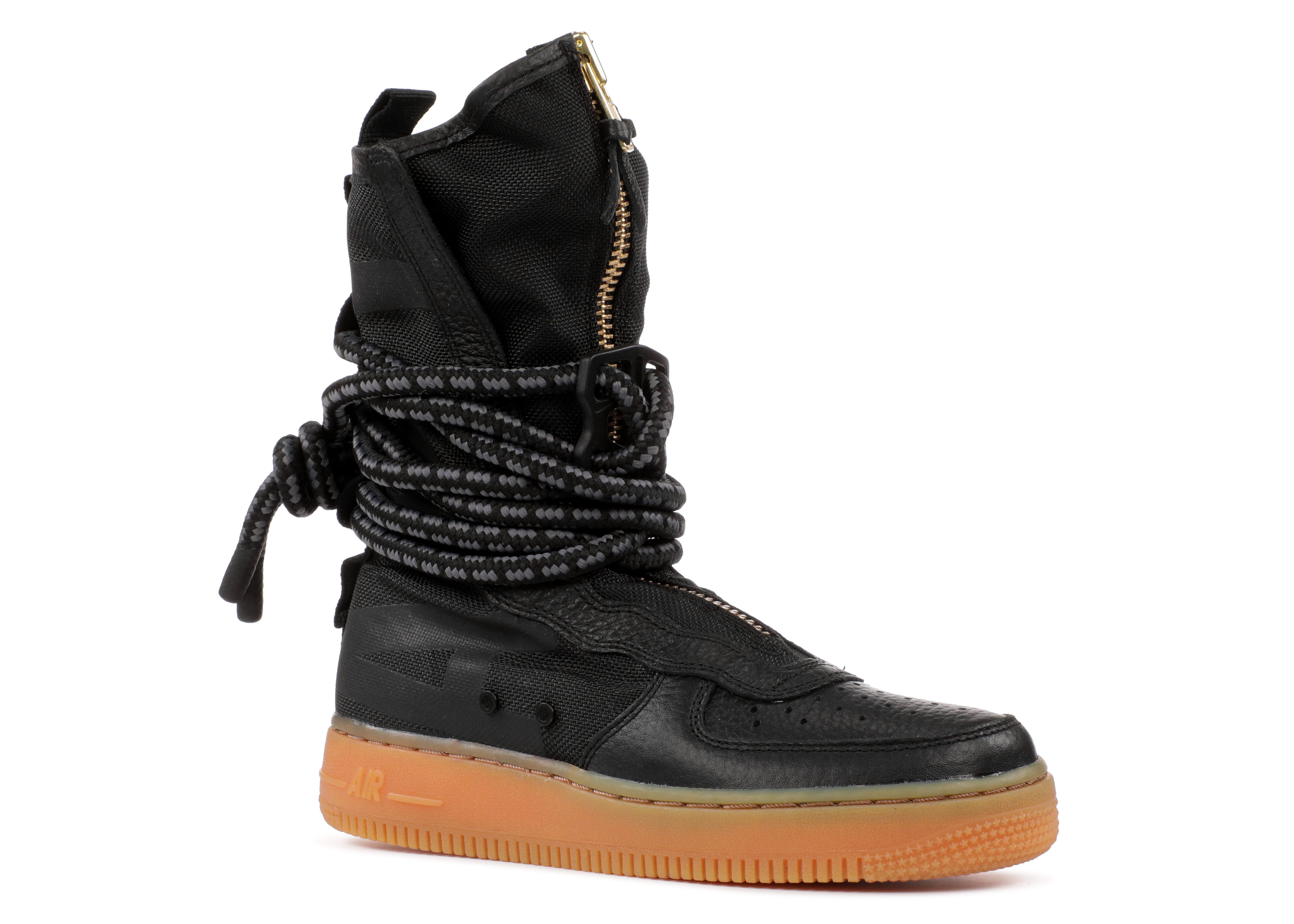 WMNS SF AIR FORCE 1 HIGH 'BLACK GUM' - 2