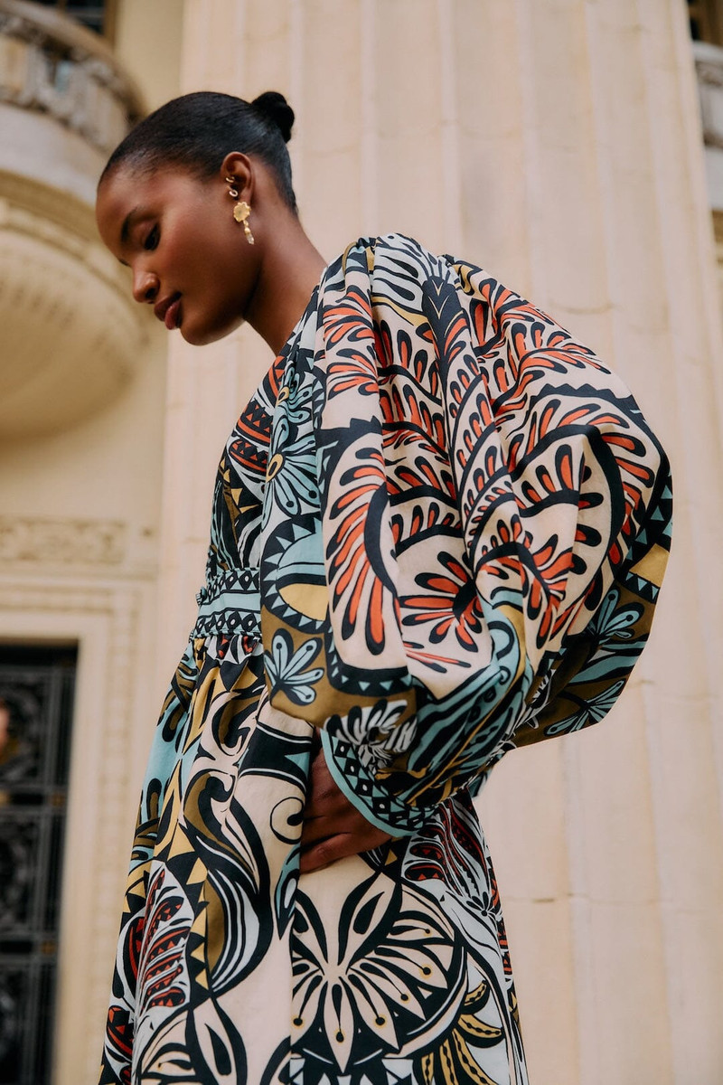 FARM RIO Multicolor Balamana Maxi Dress outlook