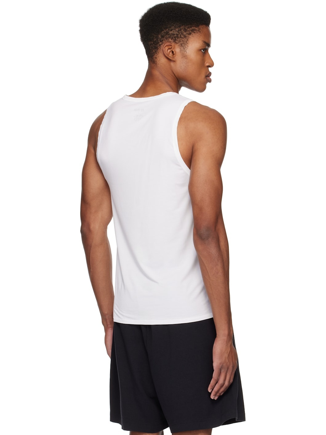 Three-Pack White SKIMS Stretch Tank Tops - 3
