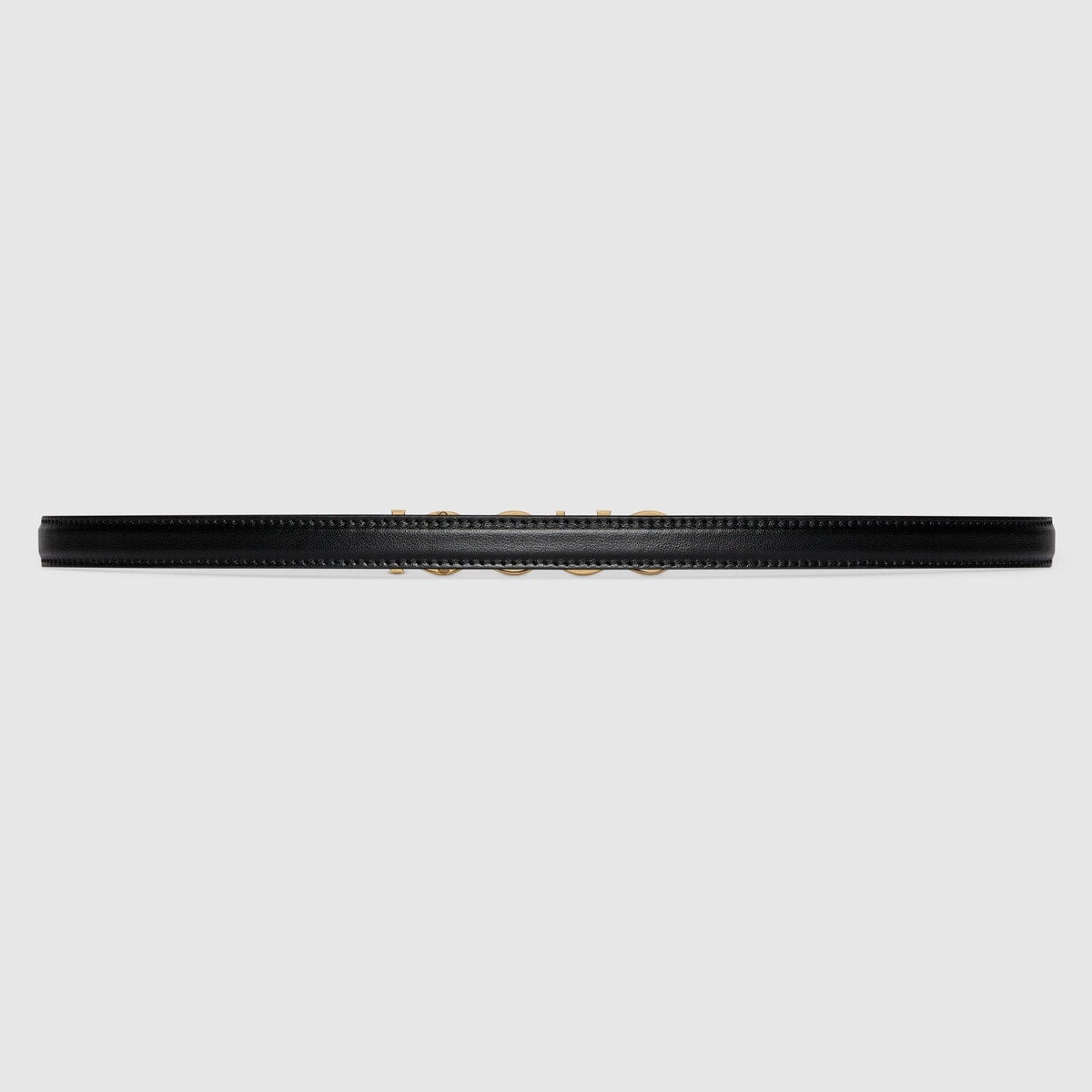 Gucci Logo Buckle Thin Belt - 3