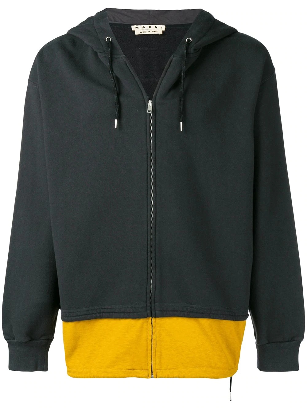 two-tone hoodie - 1