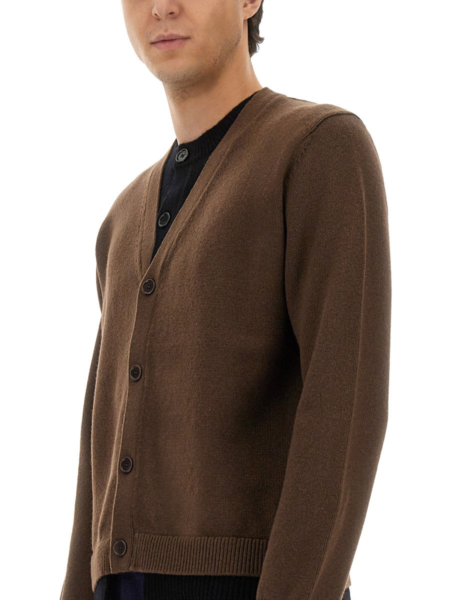 Contrasting Layered Cardigan - 4