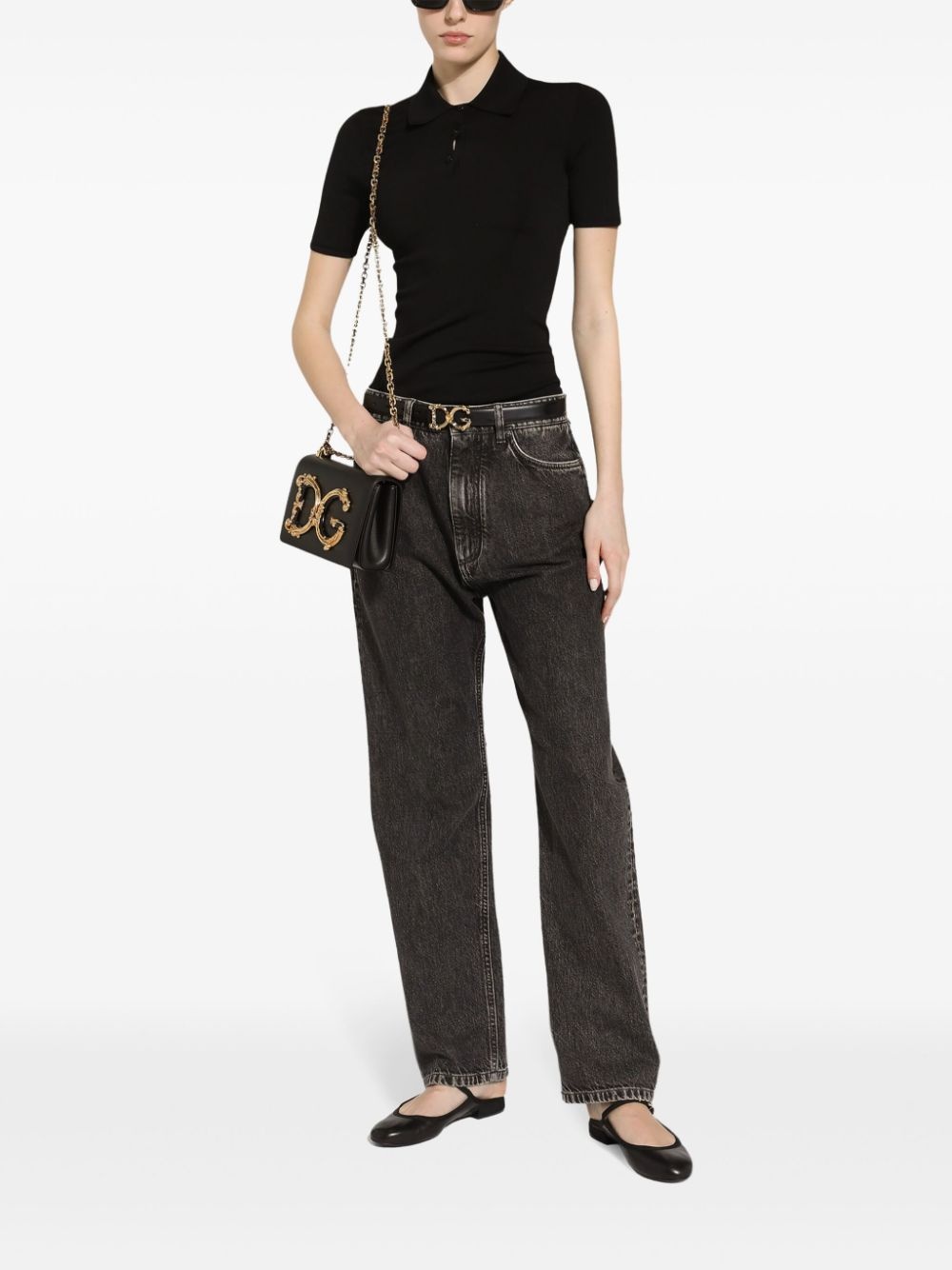 straight-leg jeans - 3