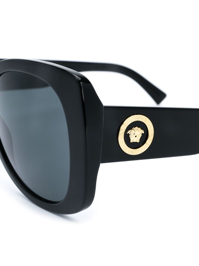 oversized tinted sunglasses - 4