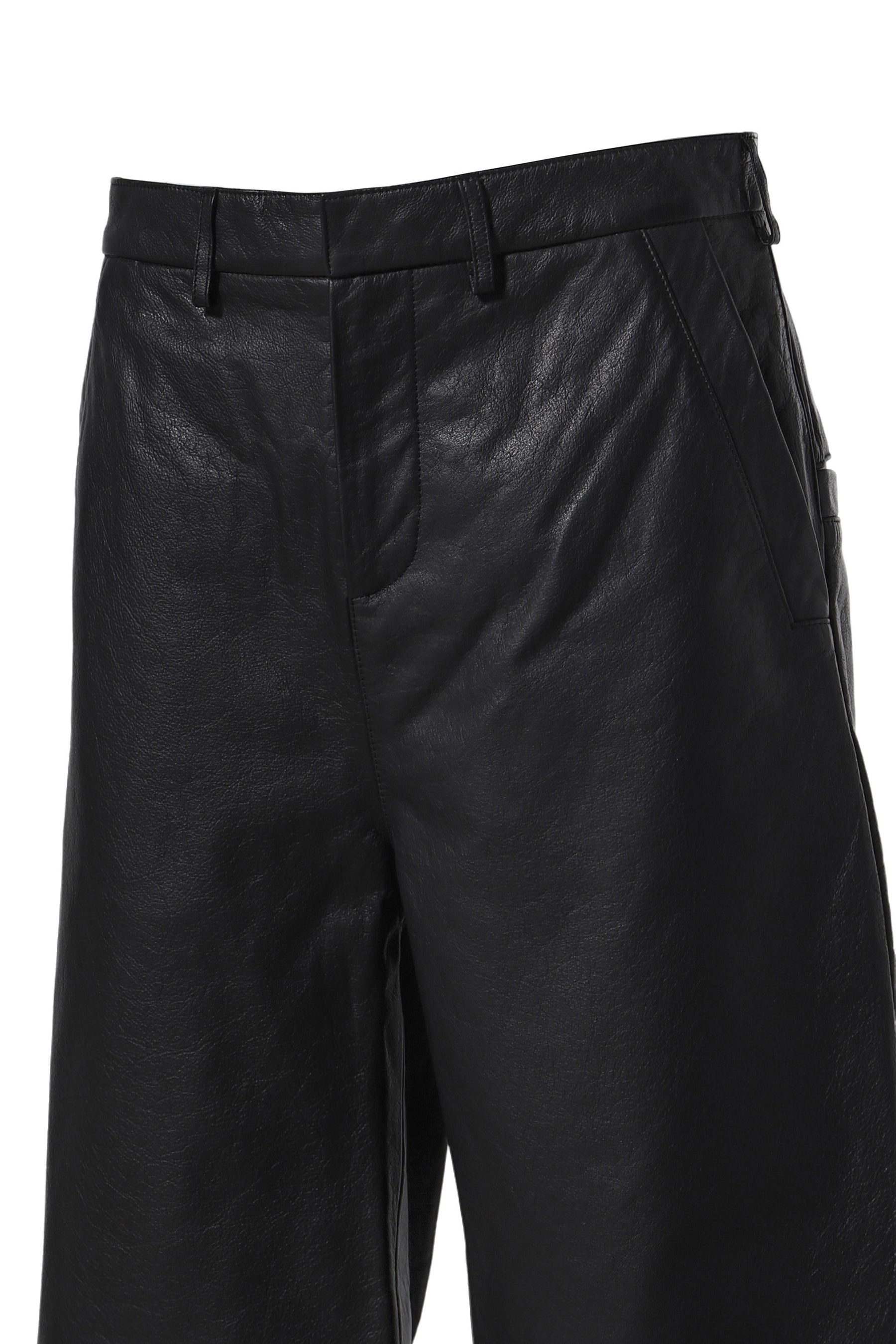 AREA SHORT BLACK LEATHER / BLK LEATHER - 8