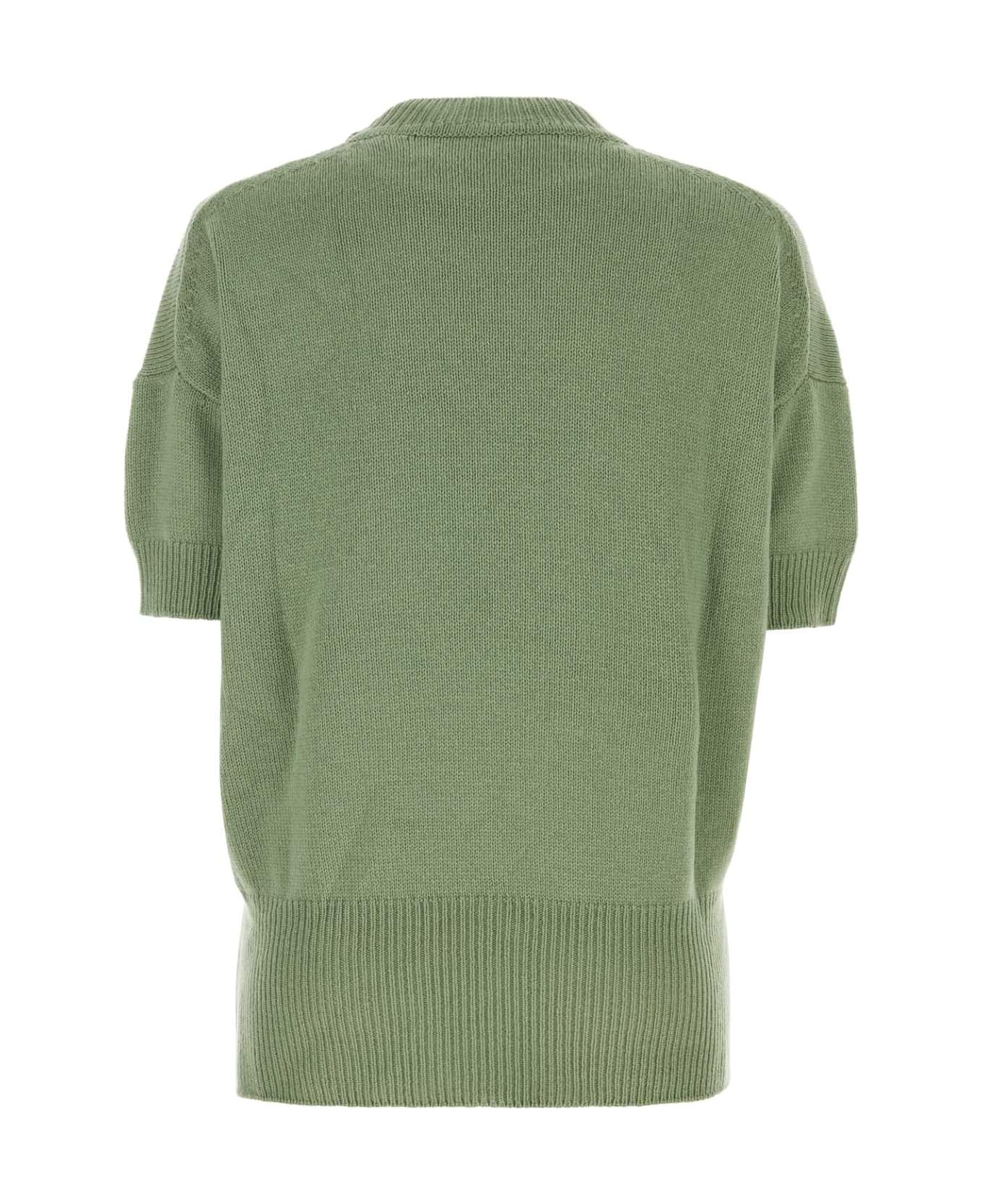 Pastel Green Wool Sweater - 2