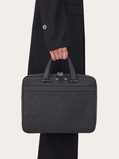 FERRAGAMO Embossed briefcase outlook
