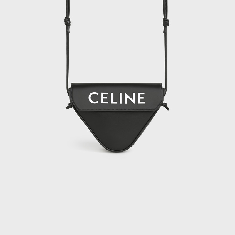 Triangle bag in Smooth calfskin with Celine Print 4