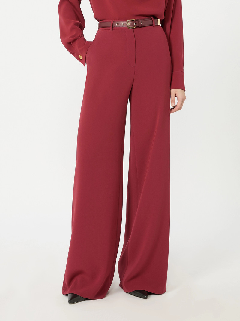 AMICO Wide-fit cady trousers - RUBY 3