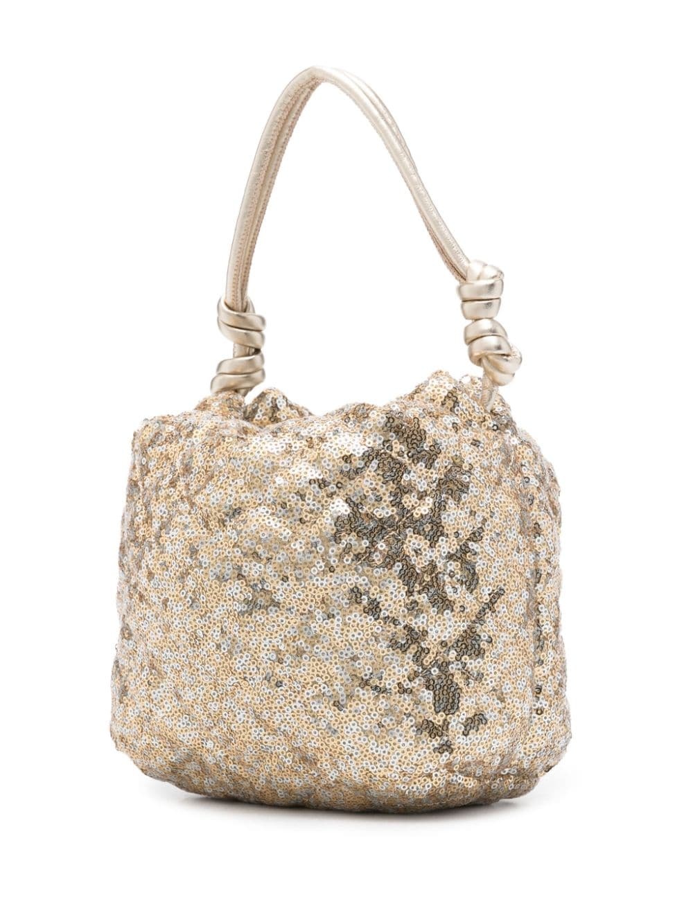 sequin-embellished cotton tote bag - 3