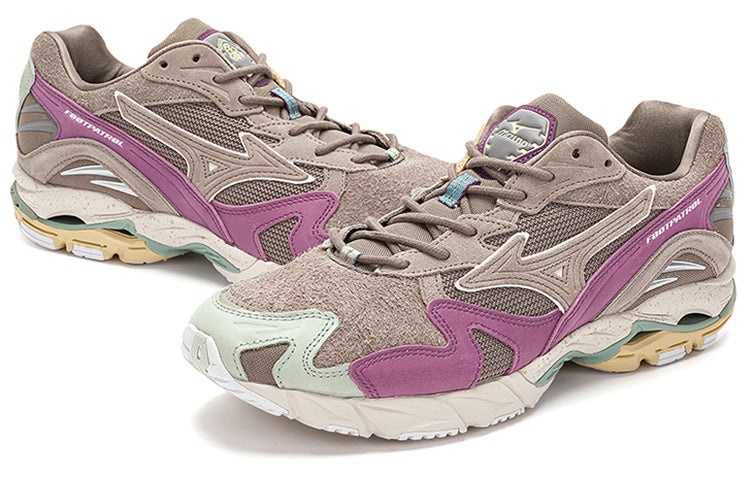 Mizuno Footpatrol x Wave Rider 10 'Grey Rust' D1GD222201 - 3