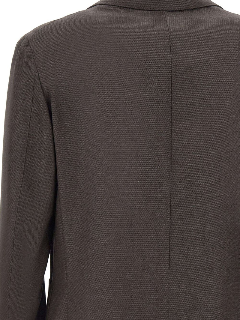 textured narrow-lapels blazer 4