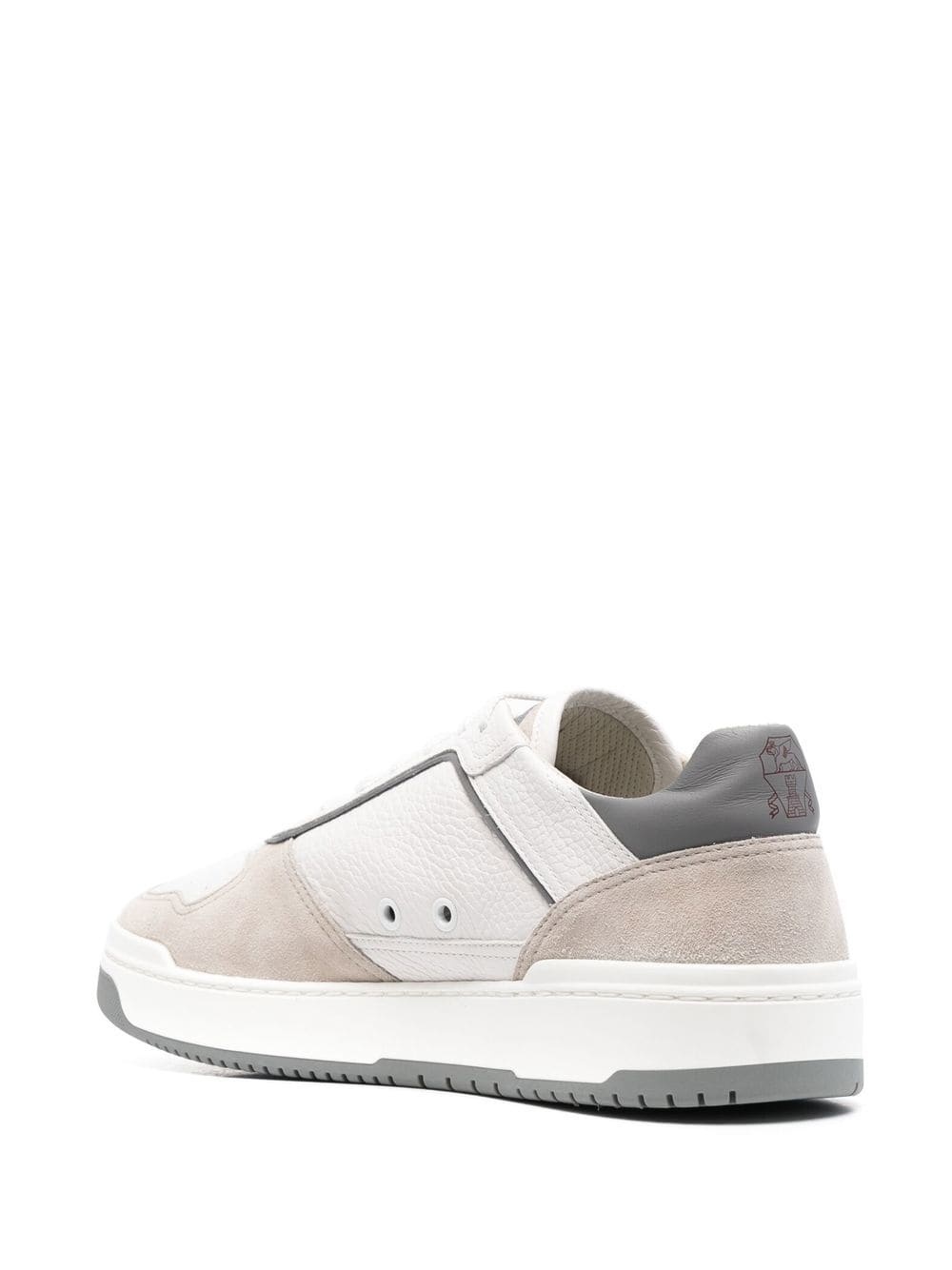 panelled low-top sneakers - 3
