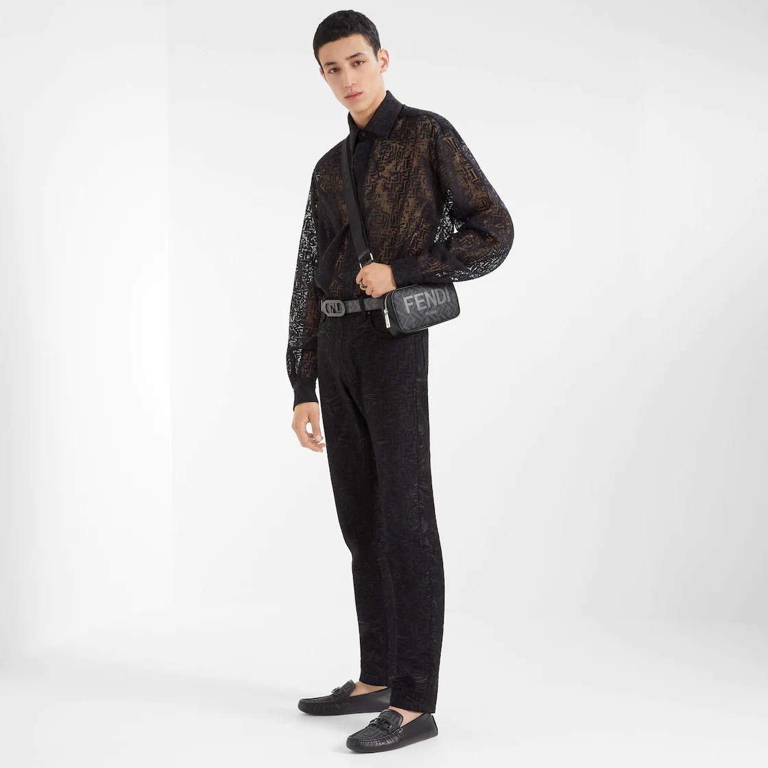 Fendace black cotton shirt - 4