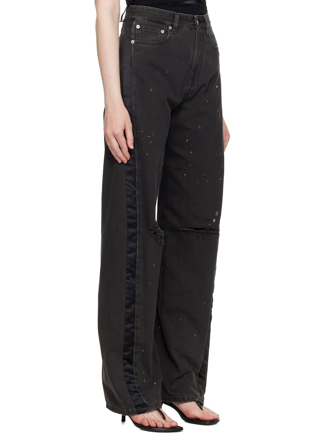 Black 5 Pockets Jeans - 2