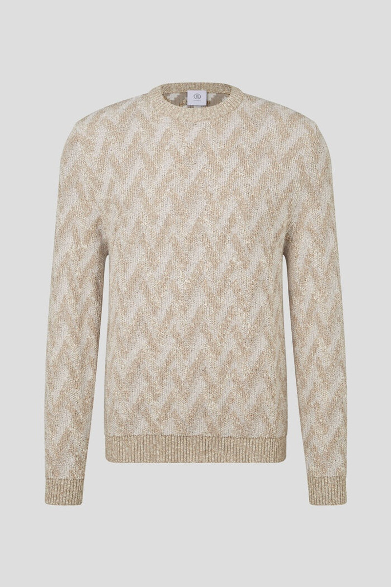 Steven Knitted pullover in Beige 1
