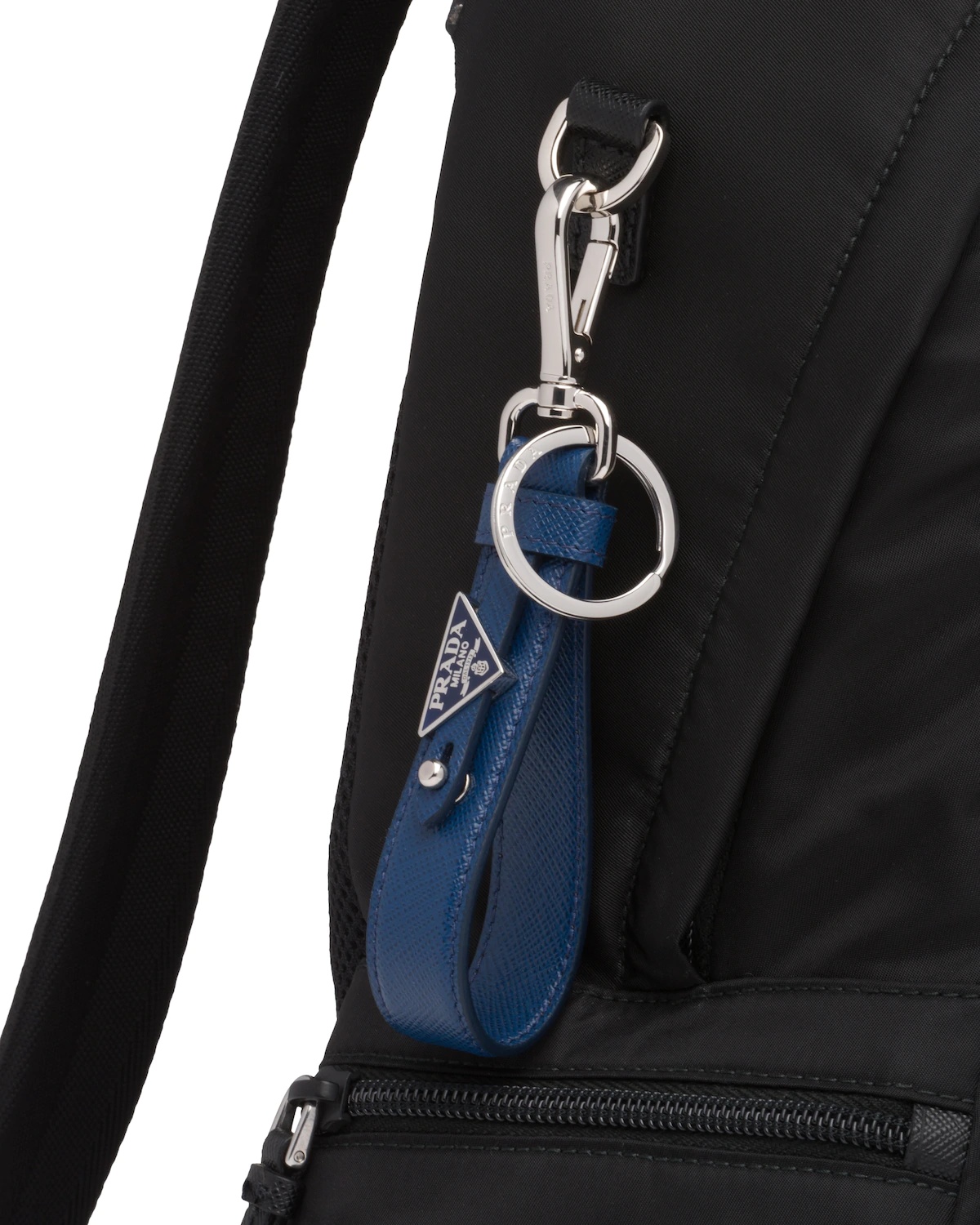 Saffiano Leather Customized Keychain - 4