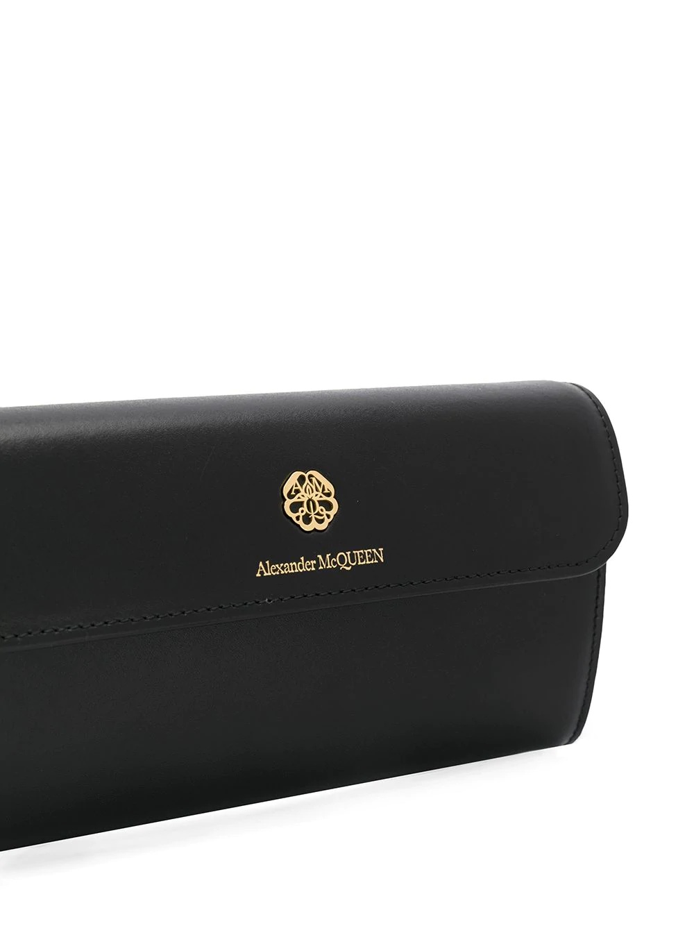 embossed logo clutch - 4