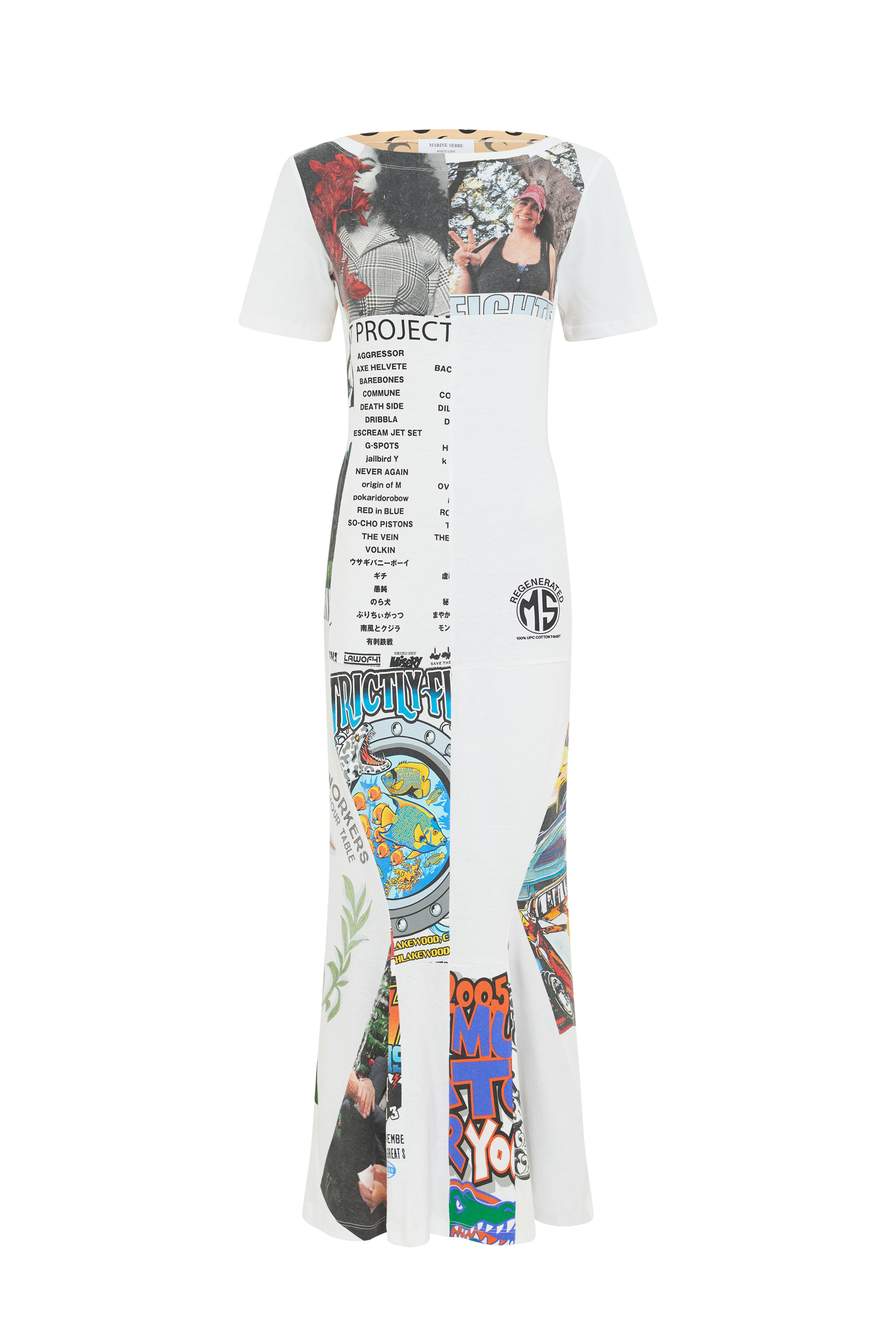 Regenerated Graphic T-Shirt Maxi Dress - 1