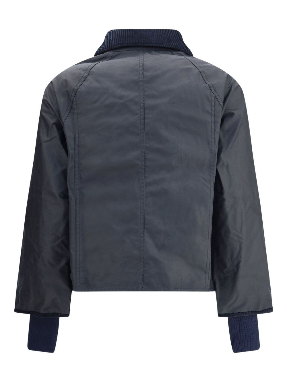 corduroy-collar jacket - 2