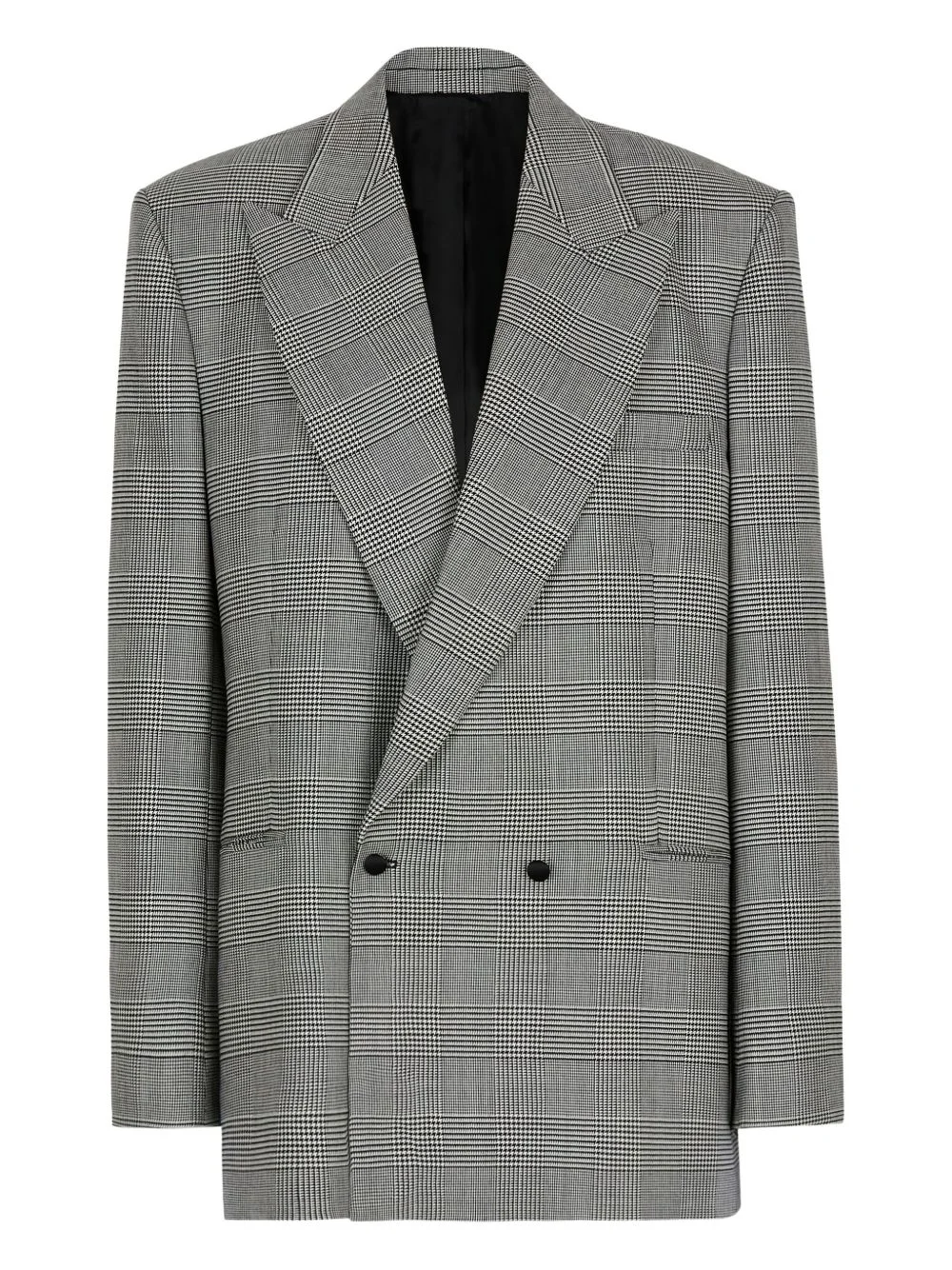 Prince of Wales-check button blazer - 1