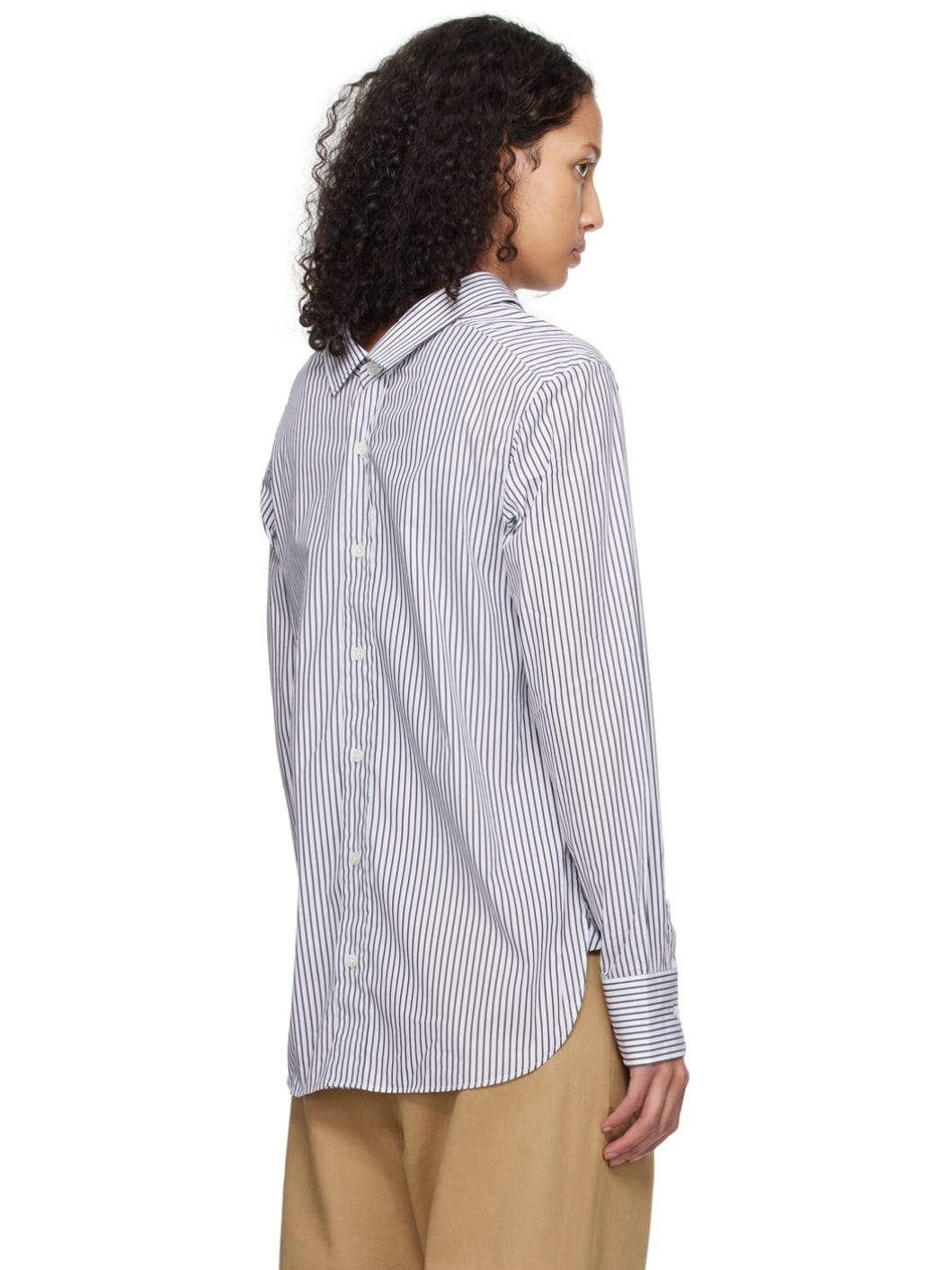 White Front Back Shirt - 3