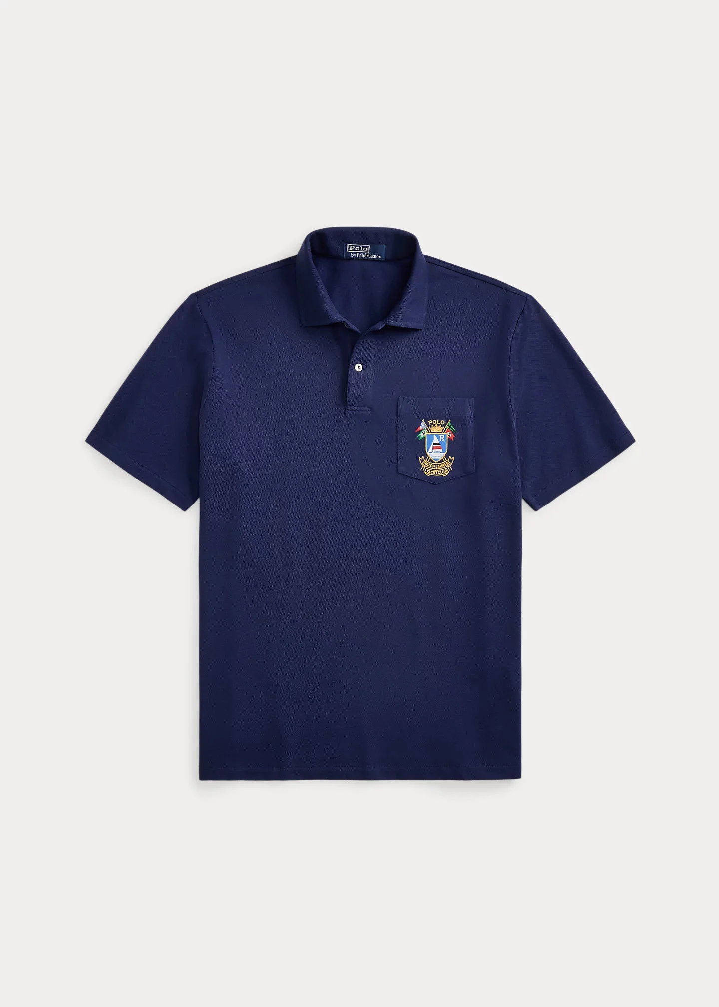 Classic Fit Crest Mesh Polo Shirt - 1