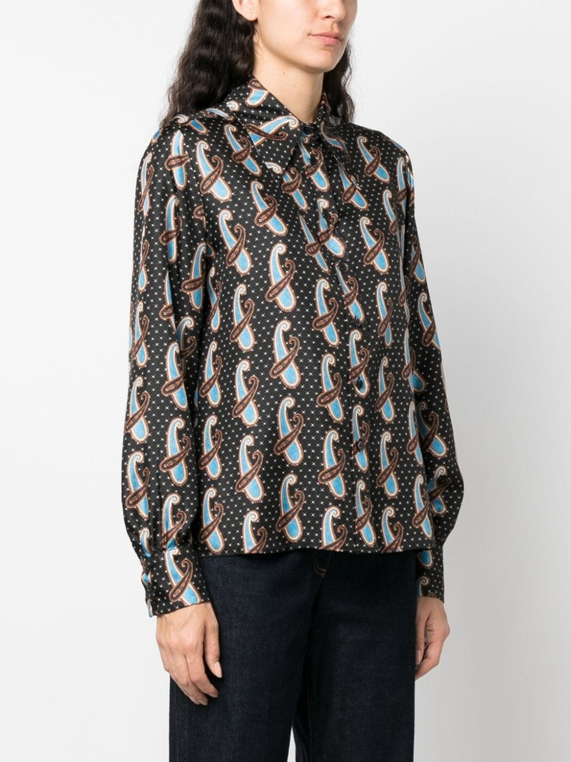 paisley-print silk shirt 3