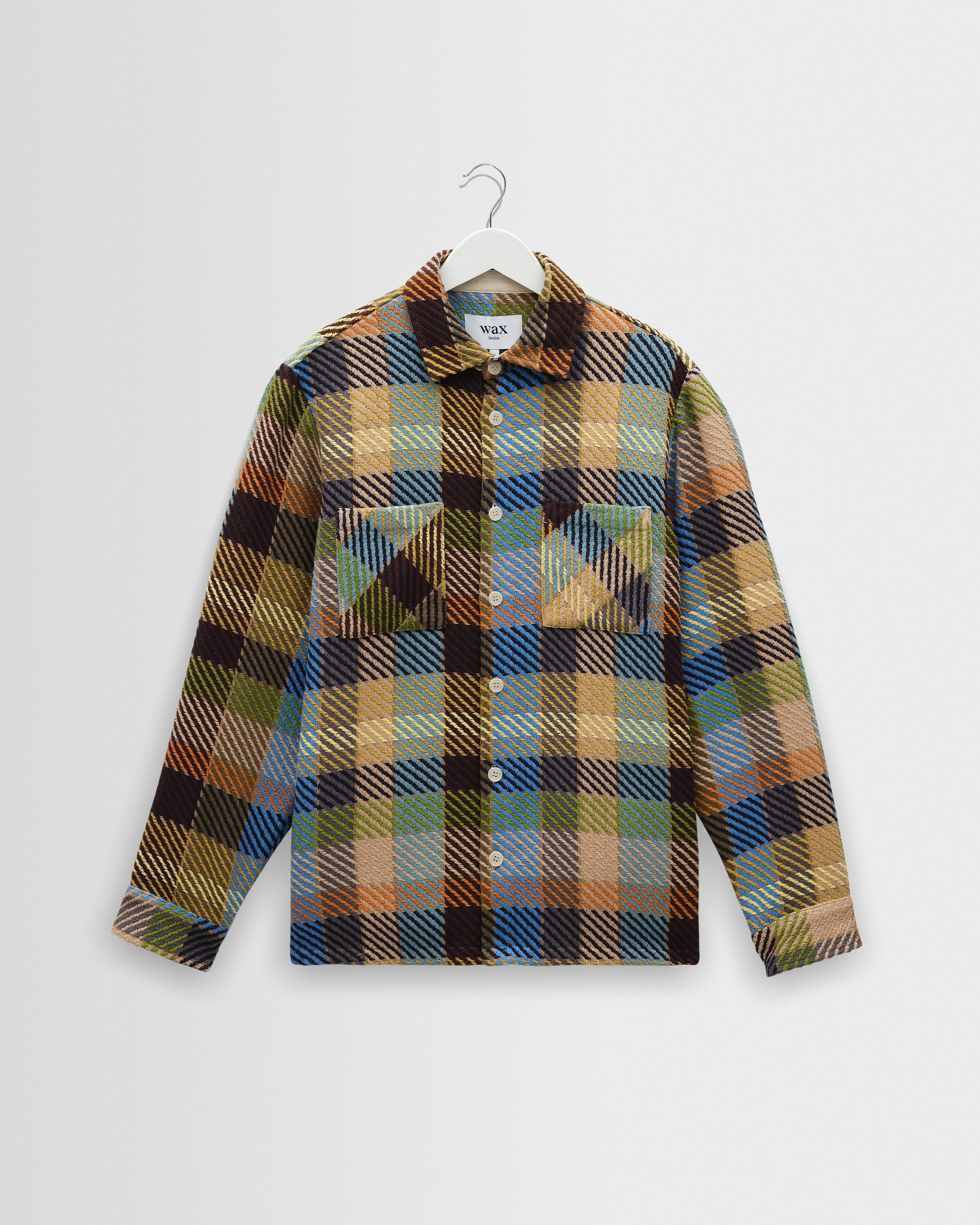Whiting - Khaki And Multicolour Pike Check Overshirt - 1