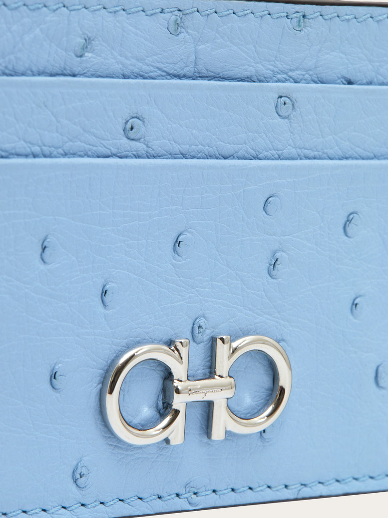 FERRAGAMO Gancini credit card holder outlook