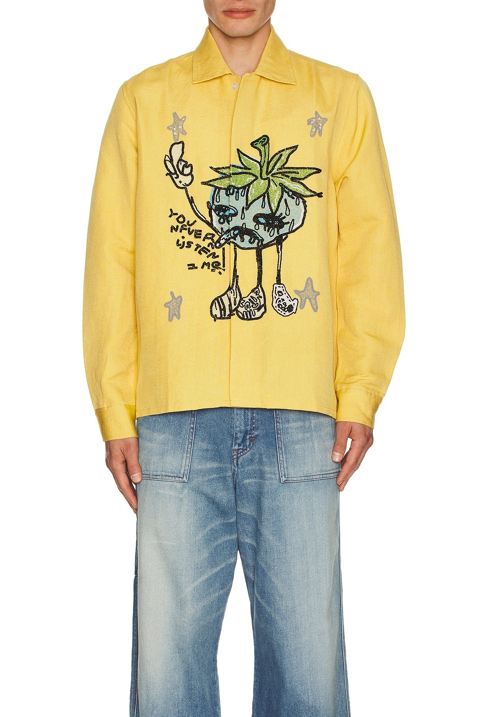 Smoke Strawbabies Beaded Shirt - 4